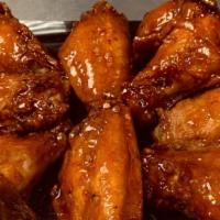 Sweet Thai Chile Wings · Wings come mixed drums and wings please no requests.