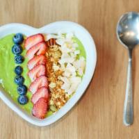 The Berry Passion Açaí Bowl · Exquisite bowl with strawberries, raspberries, blueberries, almond milk, organic agave and g...