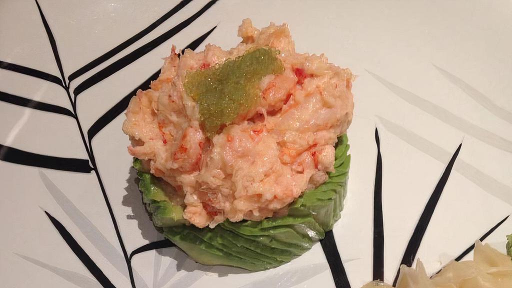 Spicy Lobster · Spicy lobster salad with mango avocado & caviar