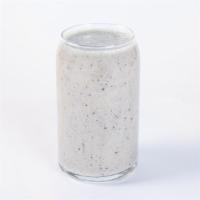 Almond Delight · Almond butter, almond milk, banana, blueberry, agave.