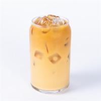 Iced Honey Latte · Organic & Fair Trade Coffee. One size 16oz.