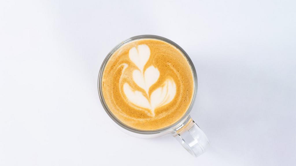 Latte · Organic & Fair Trade Coffee. Espresso with steamed milk.