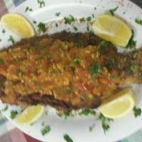 Tilapia Fillet · Fish only cooked.