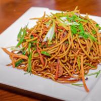 Chow Mein · Noodles stir-fried with vegetables till a light crispy.