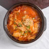 中石鍋酸辣豆花魚 / Fish In Hot Sour Soup With Tofu · 