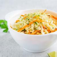 Coleslaw · Delicious mix of shredded lettuce, cabbage, carrots, and mayo.