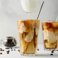 French Vanilla Cold Brew Iced Coffee · Delicious french vanilla flavored cold brew coffee made with a concentrate of coffee poured ...