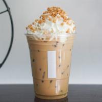 Hazelnut Flavored Iced Coffee · Delicious hazelnut flavored iced coffee made with a custom blend of cold-brewed coffee and c...