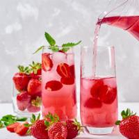 Strawberry Juice · Sweet and delicious fresh strawberry juice.