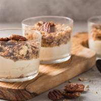 Yogurt Parfait · Delicious cup of yogurt, layered with fruit and granola.