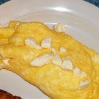 Feta Cheese Omelette · With crumbled feta cheese.