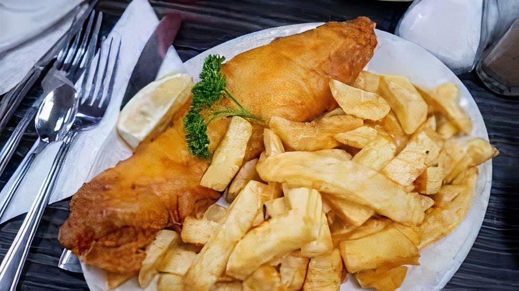 Fish & Chips · Beer Battered Cod, Fries