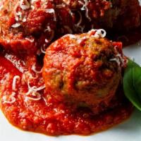 Meatballs · Veal meatballs in a Neapolitan ragu.