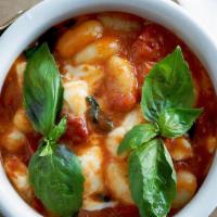 Sorrentina · Potatoes gnocchi, San Marzano tomatoes, fresh fior di latte and basil.