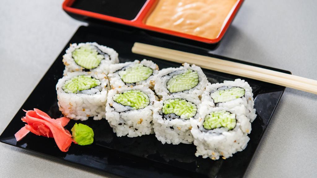 Cucumber Roll · Comes with or without seaweed.