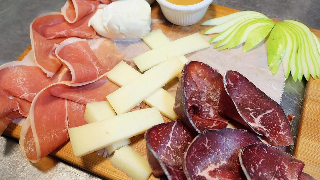 Piatto Misto · Your choice of 2 salumi and 2 kinds of cheese.