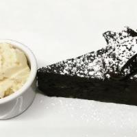 Torta Caprese · Compania. Almond and chocolate flourless cake.