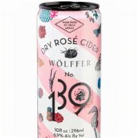 Wolffer Rose Cider 12Oz Can · wolffer's estate  6.9%  sagaponack, ny