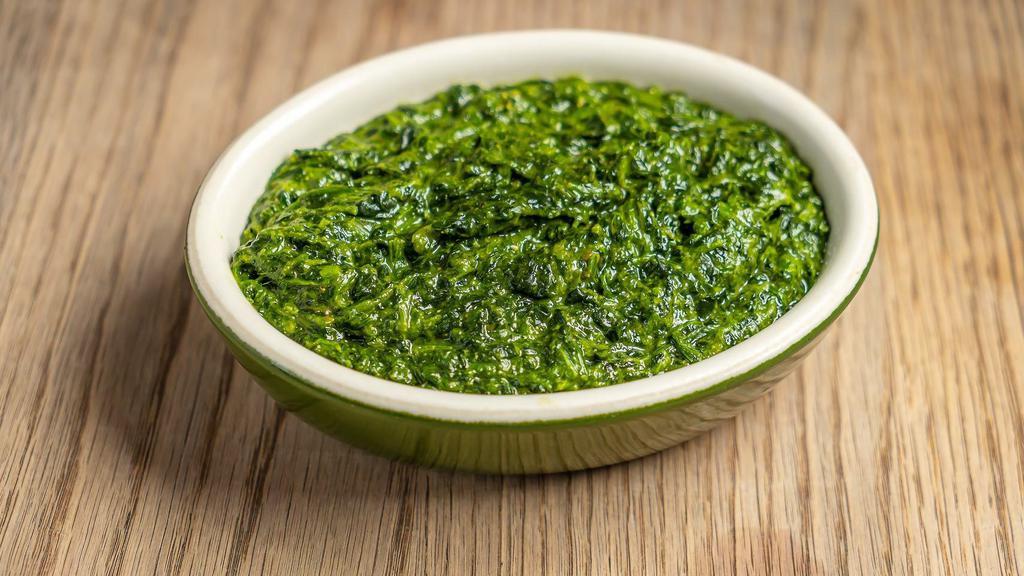 Creamed Spinach (For 2) · Spinach creamed in rich, flavorful sauce
