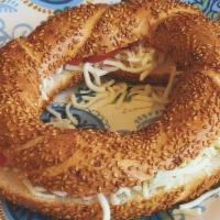 Simit With Feta Cheese And Tomato · Vegetarian.