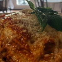 Lasagna · homemade meat lasagna