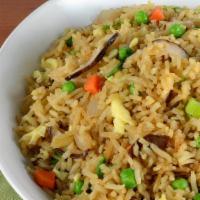 Vegetable Fried Rice · Boiled rice tossed with selected vegetables & chinese seasonings.