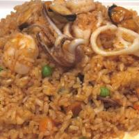 Seafood Cajun Rice  (Hot)  · Shrimp.Calamari.Black Mussels.