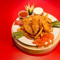 1Pcs. Fried Fish With Fries · 