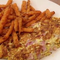 Western Omelette · Ham, pepper and onions.