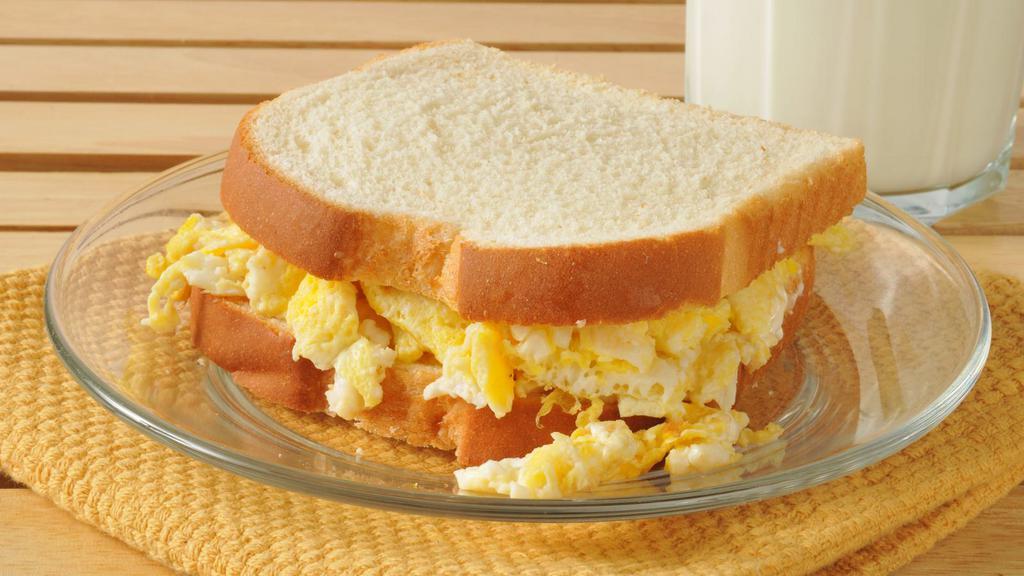 Egg And Meat Sandwich · Delicious sandwich made with two eggs and choice of meat.