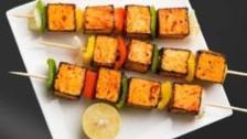 Paneer Tikka · Jain. Cubes of cottage cheese marinated in yogurt based chef special curry with bell pepper ...