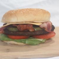 Bacon Cheeseburger · W/Bacon,Onions,Lettuce and Tomatoes and Pickles