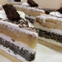 Vanilla And Chocolate Slice · 