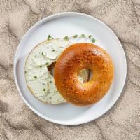 Cream Cheese & Jelly Bagel · Get a wholesome toasted bagel topped with our special cream cheese and jelly.