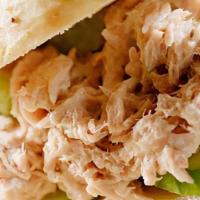 Albacore Tuna Salad Sandwich · Contains white meat tuna, mayonnaise and celery.