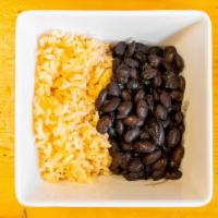Rice And Beans · Make your combination; mexican or white rice w/ black or pinto beans.