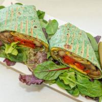 Healthy Wrap · Two eggs whites and fresh turkey on a whole wheat wrap.