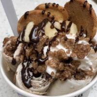 Monkey 'N Around · 142991795 favorite: Original base with fresh bananas and Nutella spread. Toppings include fr...
