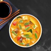 It Was All Yellow Curry Bowl · Yellow curry paste with potatoes, coconut milk, onions, basil and your choice of protein on ...