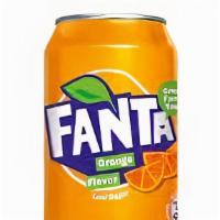 Fanta · 12 fl oz can.