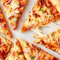 Chicken Pizza · Your choice of Chicken parmigiana, Buffalo, Vodka Sauce or BBQ