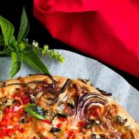 Anthony'S Vegetarian Pizza · Broccoli, Spinach, Eggplant, Mushroom, Onions & Green peppers