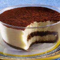Tiramisu Cup · A delicious coffee-flavored Italian dessert. Ladyfingers dipped in coffee, layered with a wh...