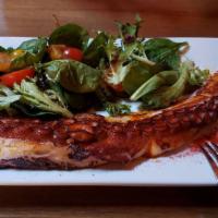 Octopus Tacos · Three soft corn tortilla, filled with fresh grilled octopus seasoned with paprika, olive oil...