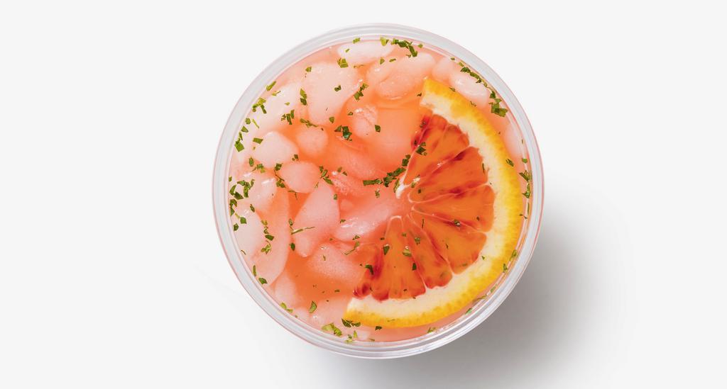 Homemade Blood Orange Lemonade · Sweet & Minty