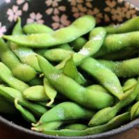 Edamame · Boiled soybeans.