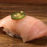 Yellowtail Jalapeno Sushi Roll · 
