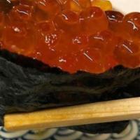 Ikura Sushi · Salmon roe.