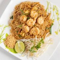 Pad Thai · Top menu item. Sautéed rice noodles with brown tofu, preserved radish, bean sprout, peanut, ...