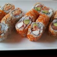 Sushi Lunch Special 3 Rolls · Any 3 sushi rolls. Sushi lunch comes with miso soup, salad.